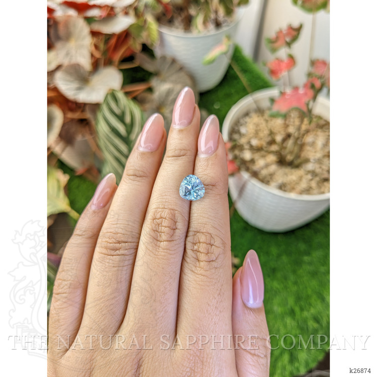 3.41 Ct. Sky Blue Topaz from Ceylon (Sri Lanka)