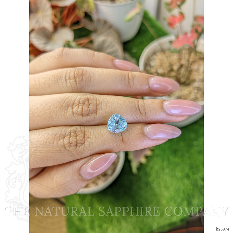 3.41 Ct. Sky Blue Topaz from Ceylon (Sri Lanka)