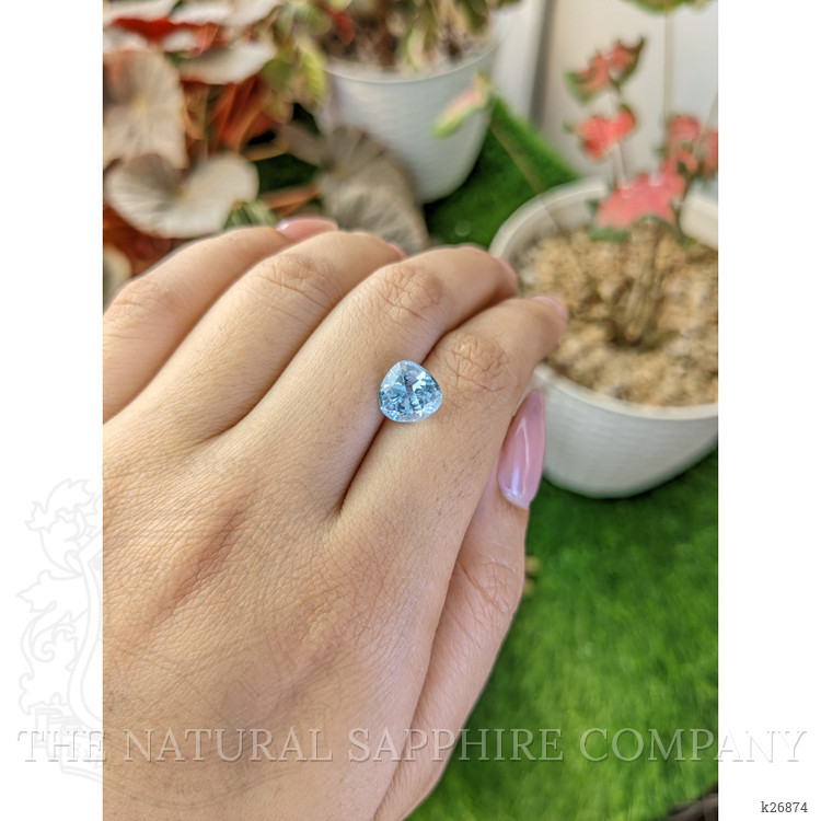 3.41 Ct. Sky Blue Topaz from Ceylon (Sri Lanka)