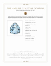 2.49 Ct. Sky Blue Topaz from Ceylon (Sri Lanka) Scan Report