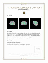 3.92 Ct. White Opal from Australia Appraisal