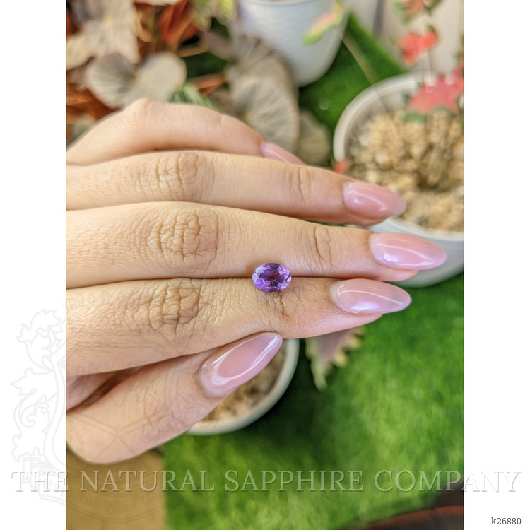 1.42 Ct. Purple Amethyst from Ceylon (Sri Lanka)