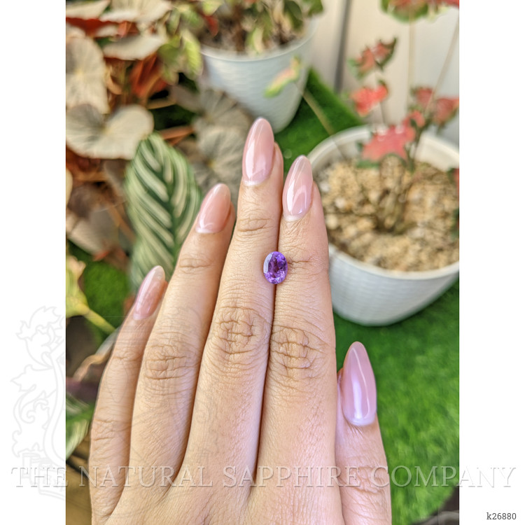 1.42 Ct. Purple Amethyst from Ceylon (Sri Lanka)