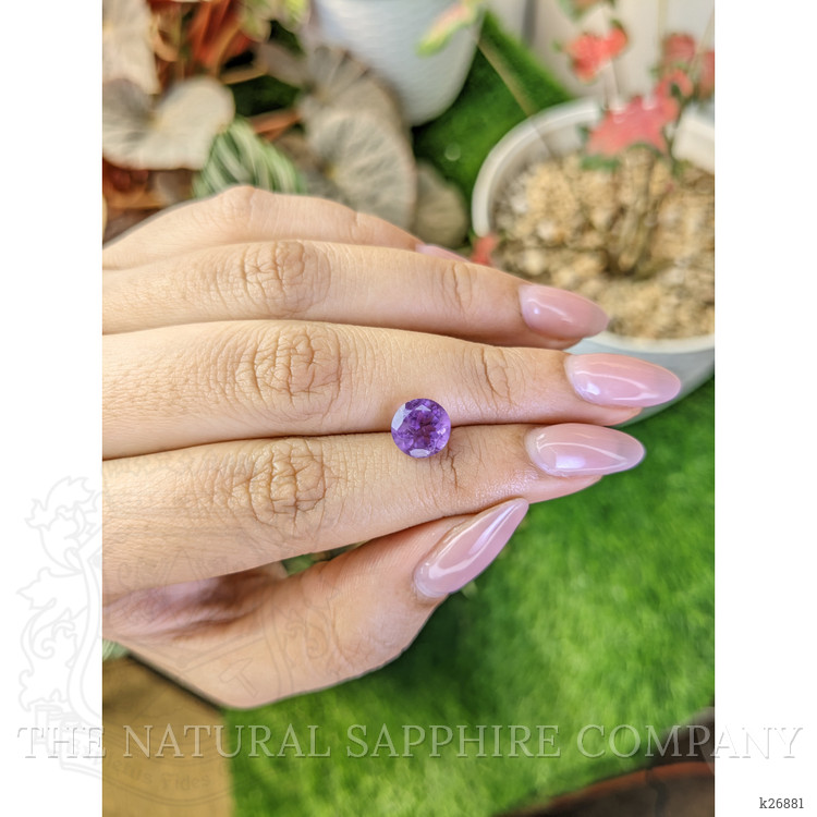 1.98 Ct. Purple Amethyst from Ceylon (Sri Lanka)