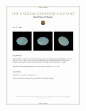 8.57 Ct. Multi Color White Opal (Light Opal) from Australia Appraisal