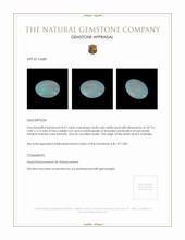 8.57 Ct. White Opal from Australia Appraisal
