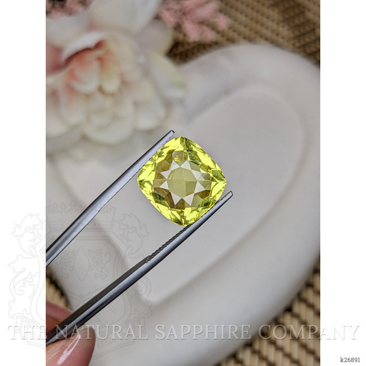 9.90 Ct. Yellow Quartz from Madagascar