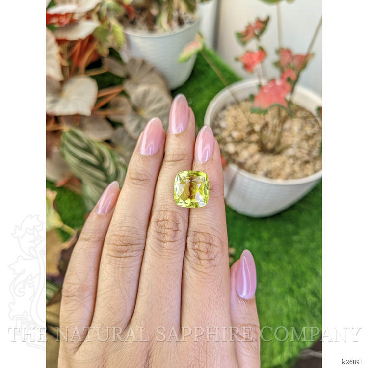 9.90 Ct. Yellow Quartz from Madagascar