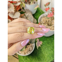 9.90 Ct. Yellow Quartz from Madagascar Life Style