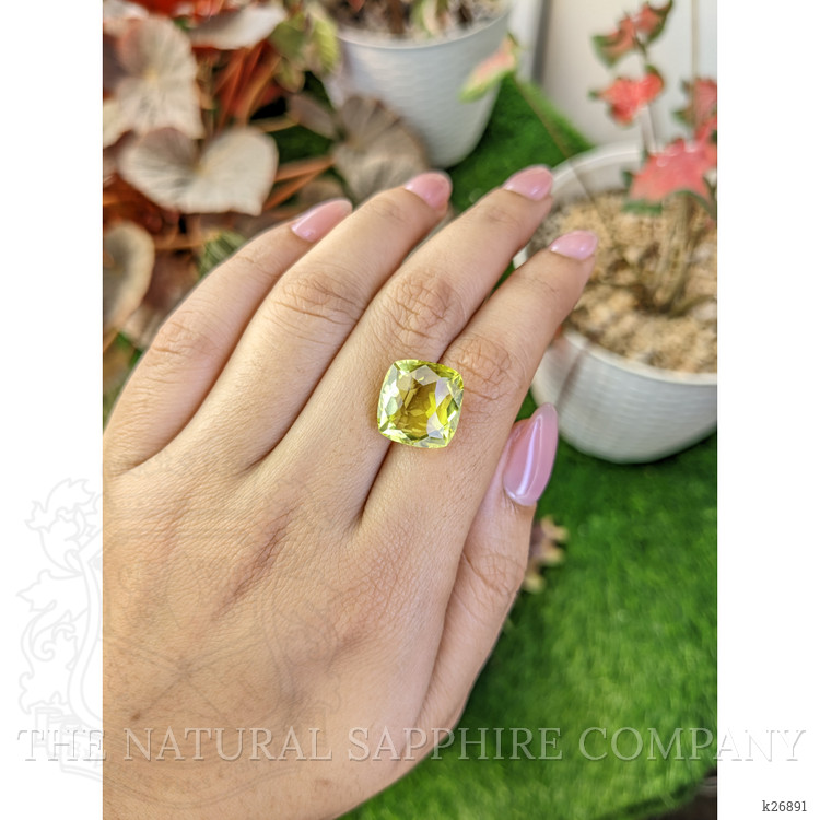 9.90 Ct. Yellow Quartz from Madagascar