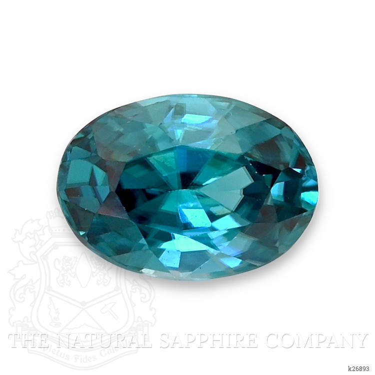 1.30 Ct. Greenish Blue Zircon from Cambodia