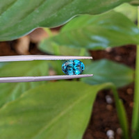 1.30 Ct. Greenish Blue Zircon from Cambodia Life Style