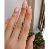 1.30 Ct. Greenish Blue Zircon from Cambodia Life Style