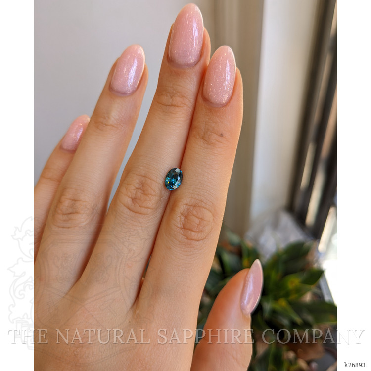 1.30 Ct. Greenish Blue Zircon from Cambodia
