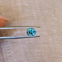 1.87 Ct. Greenish Blue Zircon from Cambodia Life Style