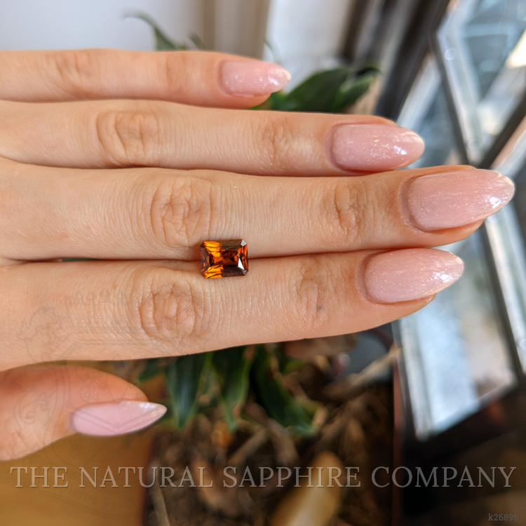 3.24 Ct. Brownish Orange Zircon from Tanzania