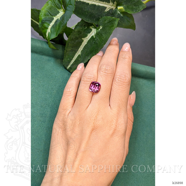 6.27 Ct. Pinkish Purple Garnet from Tanzania