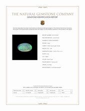 3.98 Ct. Multi Color White Opal (Light Opal) from Australia Scan Report