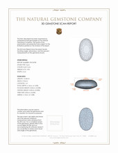 3.98 Ct. White Opal from Australia 3 D Scan Report