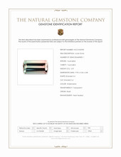 2.07 Ct. Watermelon Tourmaline from Brazil Scan Report