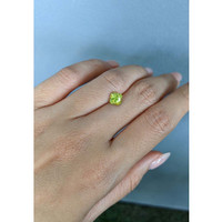 1.60 Ct. Yellowish Green Sphene (Titanite) from Madagascar Life Style