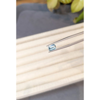 0.75 Ct. Blue Aquamarine from Mozambique Life Style