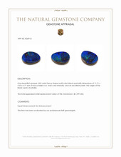 3.82 Ct. Multi Color Black Opal (Dark Opal) from Australia Appraisal