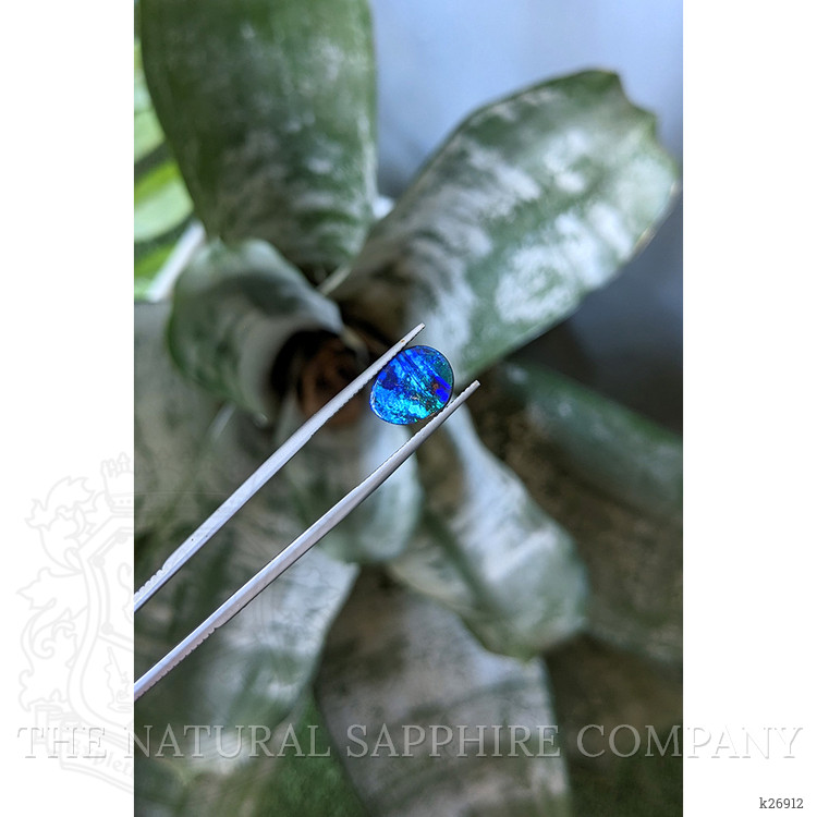 3.82 Ct. Multi Color Black Opal (Dark Opal) from Australia