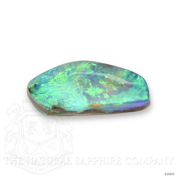 2.13 Ct. Multi Color Cabochon Black Opal (Dark Opal) from Australia