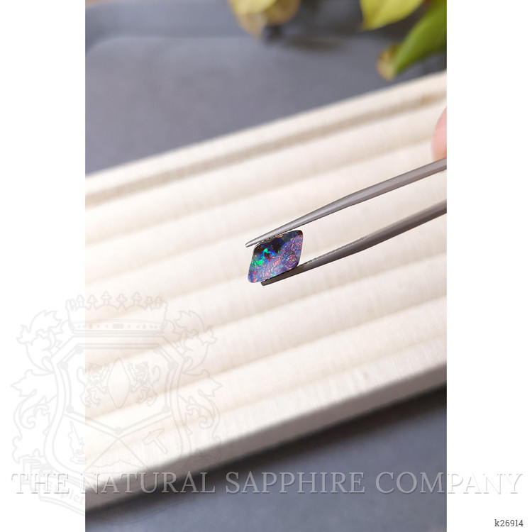 1.90 Ct. Multi Color Black Opal (Dark Opal) from Australia