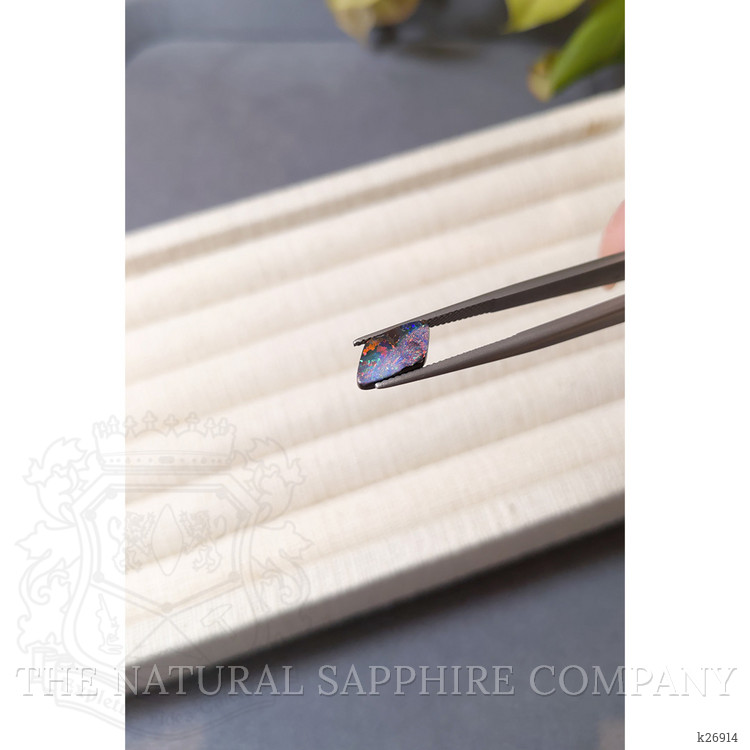 1.90 Ct. Multi Color Black Opal (Dark Opal) from Australia