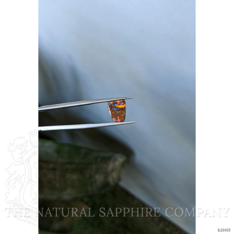2.91 Ct. Multi Color Black Opal (Dark Opal) from Australia