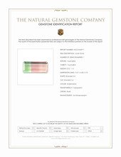 1.12 Ct. Watermelon Tourmaline from Brazil Scan Report