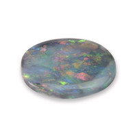 1.09 Ct. Multi Color Cabochon Black Opal (Dark Opal) from Australia Video