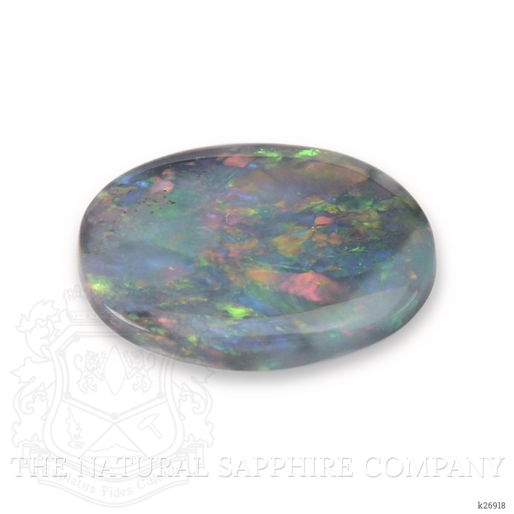 1.09 Ct. Multi Color Cabochon Black Opal (Dark Opal) from Australia