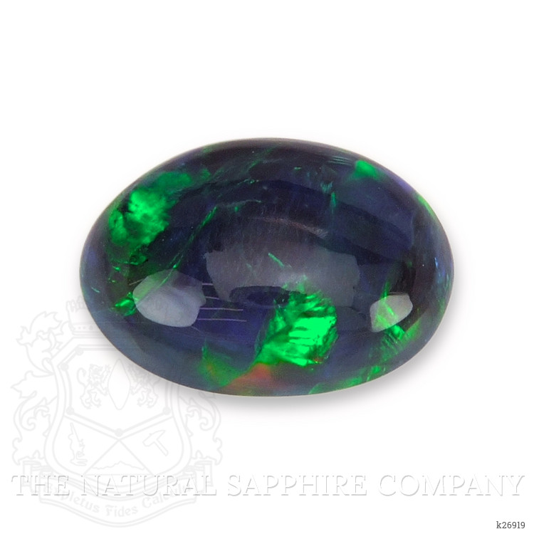 1.31 Ct. Multi Color Cabochon Black Opal (Dark Opal) from Australia