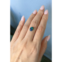 1.31 Ct. Multi Color Cabochon Black Opal (Dark Opal) from Australia Life Style