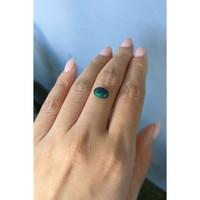 1.31 Ct. Multi Color Cabochon Black Opal (Dark Opal) from Australia Life Style