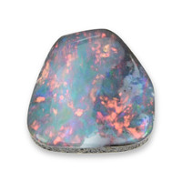 1.63 Ct. Multi Color Cabochon Black Opal (Dark Opal) from Australia Video
