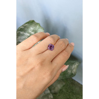 3.94 Ct. Purplish Pink Spinel from Burma (Myanmar) Life Style