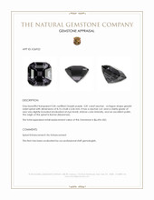 3.81 Ct. Greyish Violet Spinel from Burma (Myanmar) Appraisal