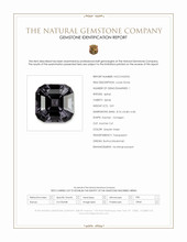3.81 Ct. Greyish Violet Spinel from Burma (Myanmar) Scan Report