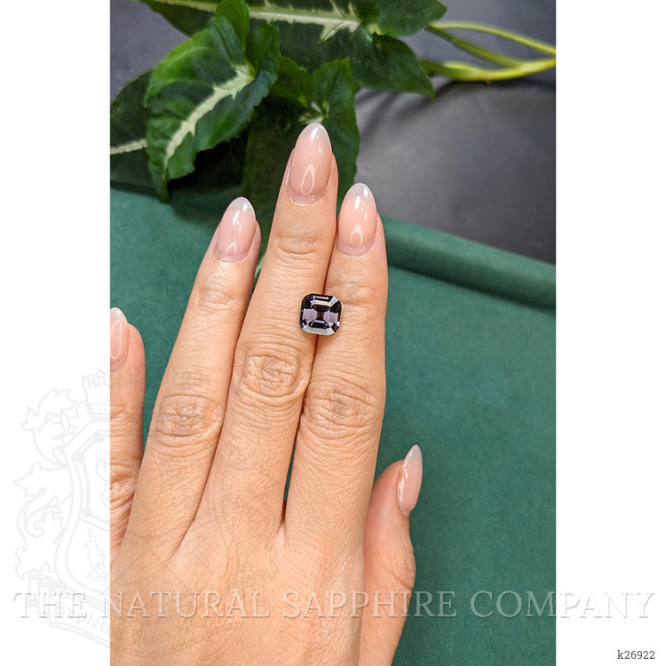 3.81 Ct. Greyish Violet Spinel from Burma (Myanmar)