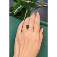 3.81 Ct. Greyish Violet Spinel from Burma (Myanmar) Life Style