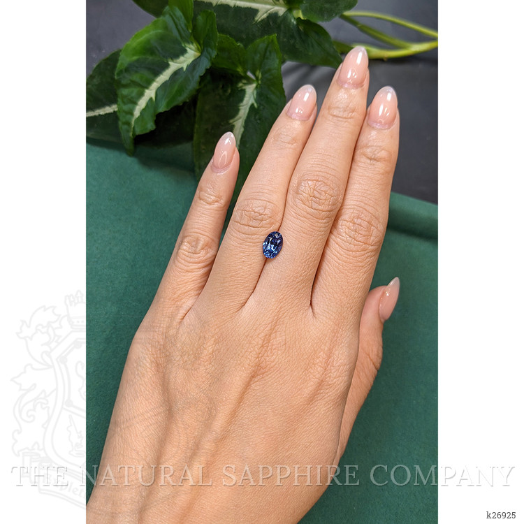 1.29 Ct. Violetish Blue Tanzanite from Tanzania