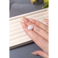 4.36 Ct. White Cabochon White Opal (Light Opal) from Australia Life Style