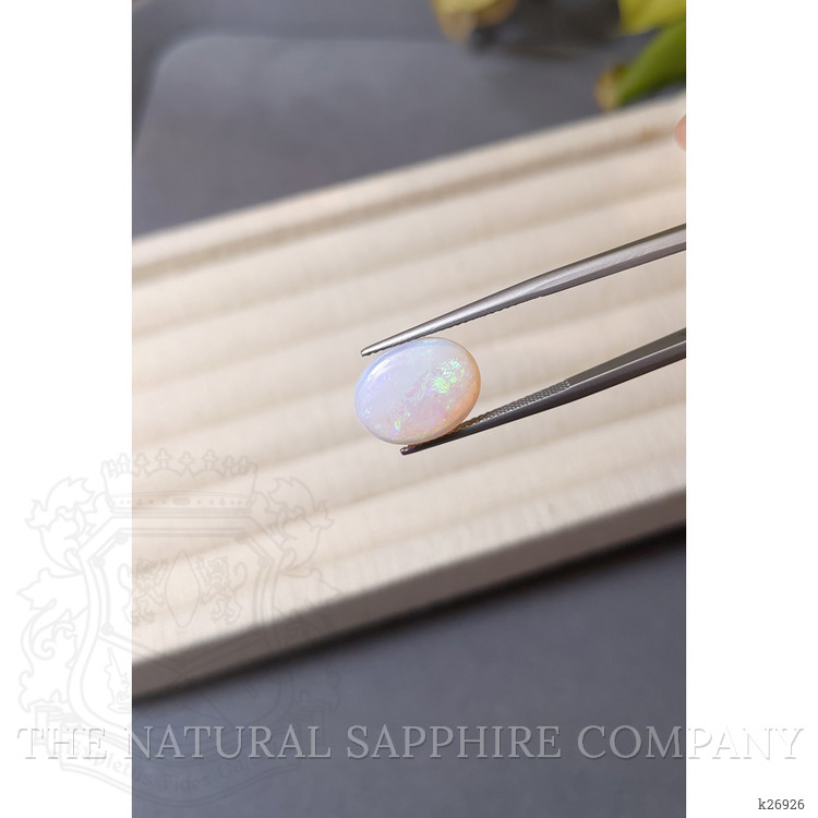 4.36 Ct. White Cabochon White Opal (Light Opal) from Australia