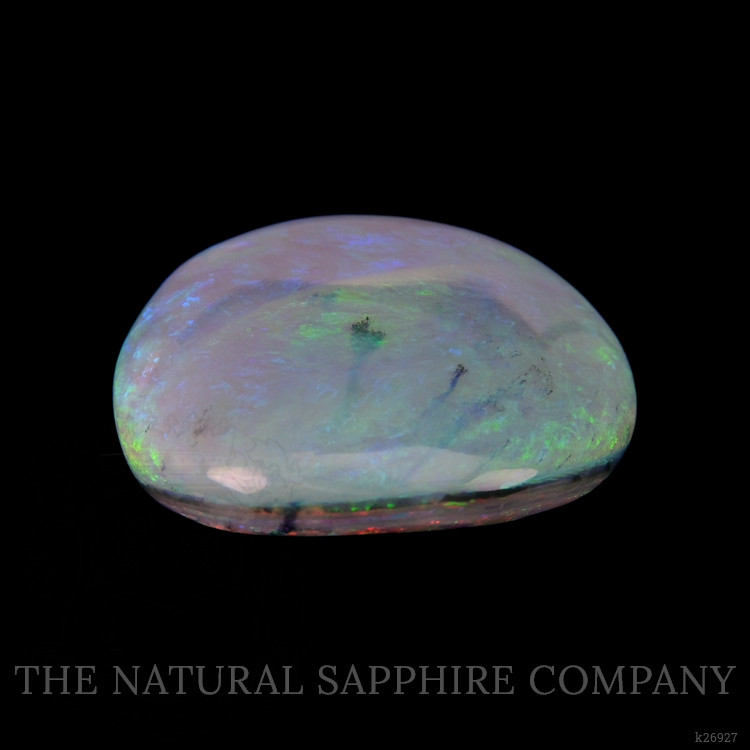 19.05 Ct. Multi Color Cabochon Black Opal (Dark Opal) from Australia