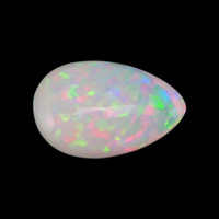 11.33 Ct. Multi Color Cabochon White Opal (Light Opal) from Australia Video