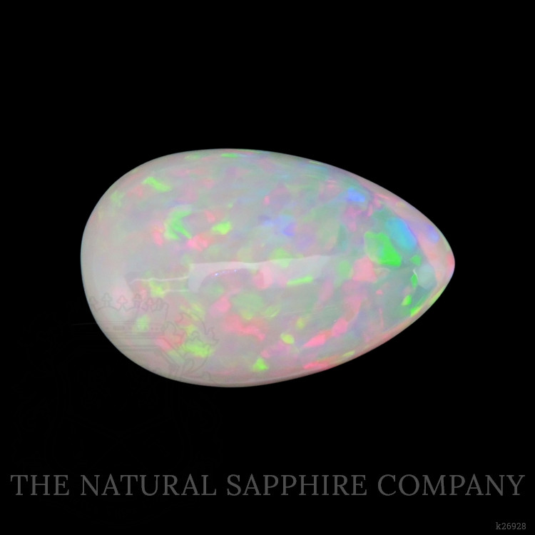 11.33 Ct. Multi Color Cabochon White Opal (Light Opal) from Australia